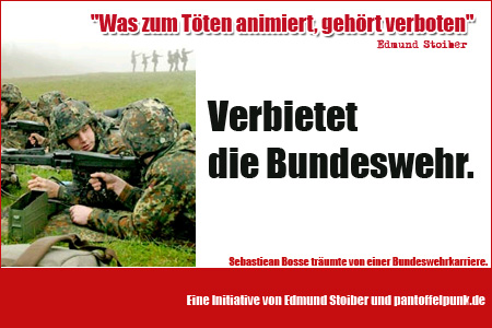 Verbietet die Bundeswehr!